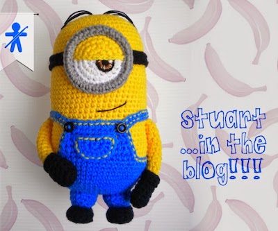 Minion Stuart Free Crochet Pattern by Amigurumi's Fan Club