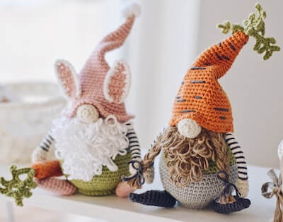 Two Gnomes Crochet Pattern by Firefly Crochets