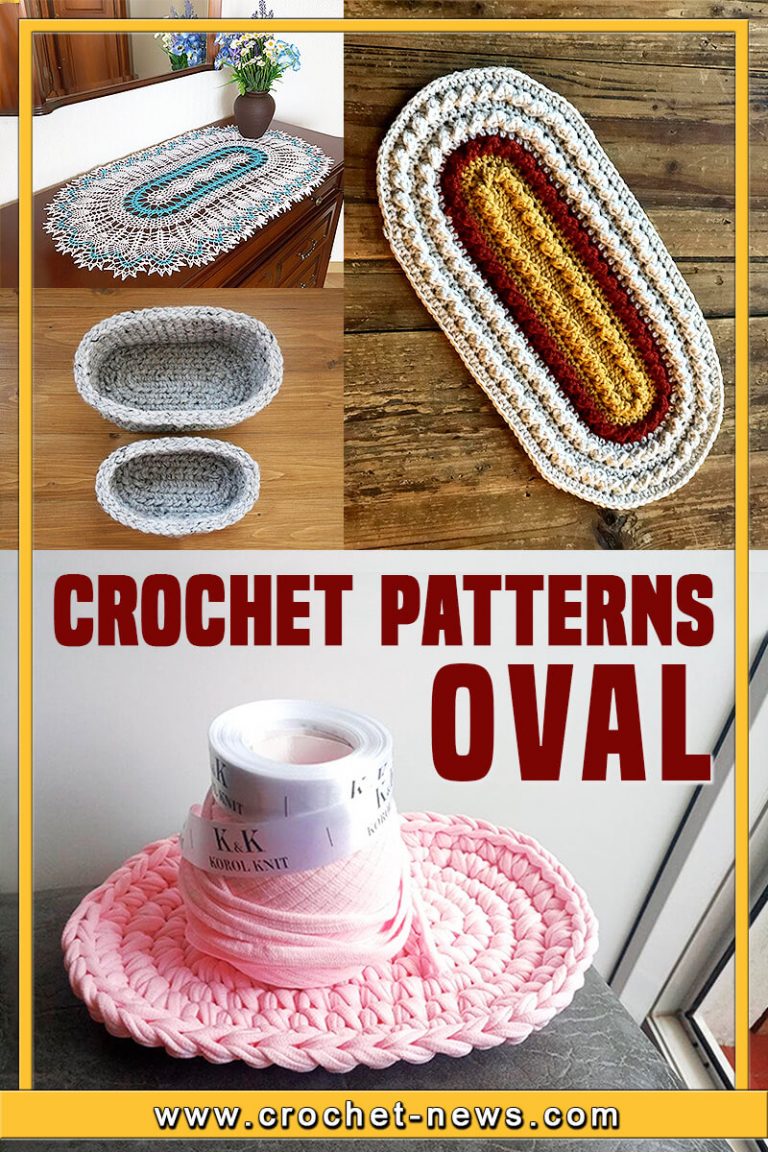 How to Crochet an Oval + 11 Crochet Oval Patterns Crochet News