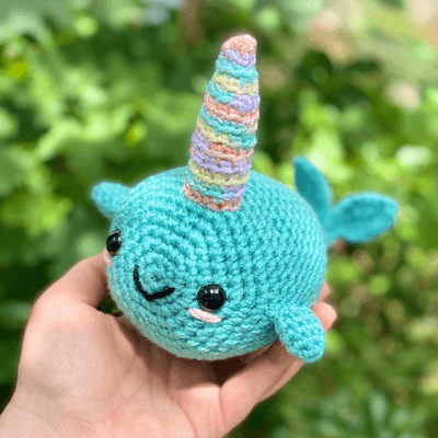 Amigurumi Narwhal Crochet Pattern by Crafty Kitty Crochet