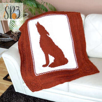 Crochet Howling Wolf Blanket Pattern by Sweet Potato 3 Patterns 