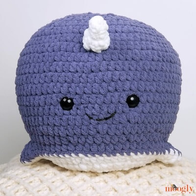 Crochet Narwhal Squish Pattern by Moogly