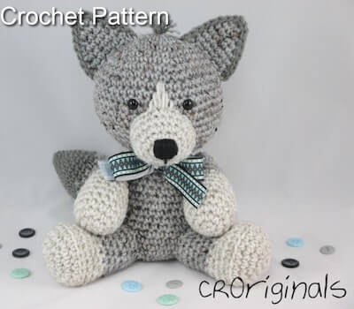 Crochet Wolf Pattern by CR Originals