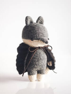 Flynn, The Wolf Amigurumi Pattern by Hello Lady Ellie