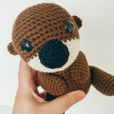Free Otter Crochet Pattern by The Friendly Red Fox