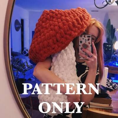 Giant Crochet Mushroom Pattern by Lilliputian Crochet