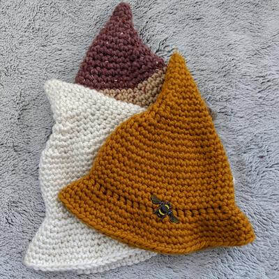 Modern Crochet Witch Hat Pattern by Emmy Scanga