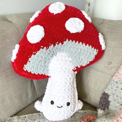Amigurumi Mushroom Crochet Pattern by Spin A Yarn Crochet