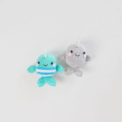 Ned And Norman Crochet Narwhal Pattern by Red Heart