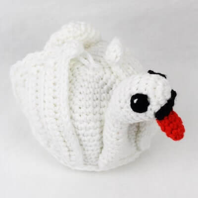 Summer, The Swan Scrubby Amigurumi Crochet Pattern by Critterific Crochet