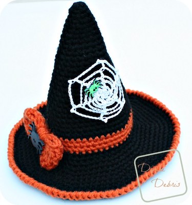 Winifred Witch Hat Crochet Pattern by Divine Debris