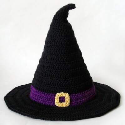 Witch Hat Crochet Pattern by Crochet Spot Patterns
