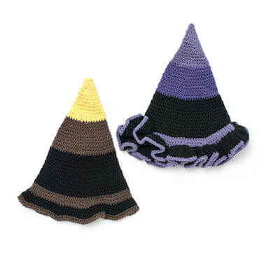 Witch Or Wizard Hat Crochet Pattern by Yarnspirations