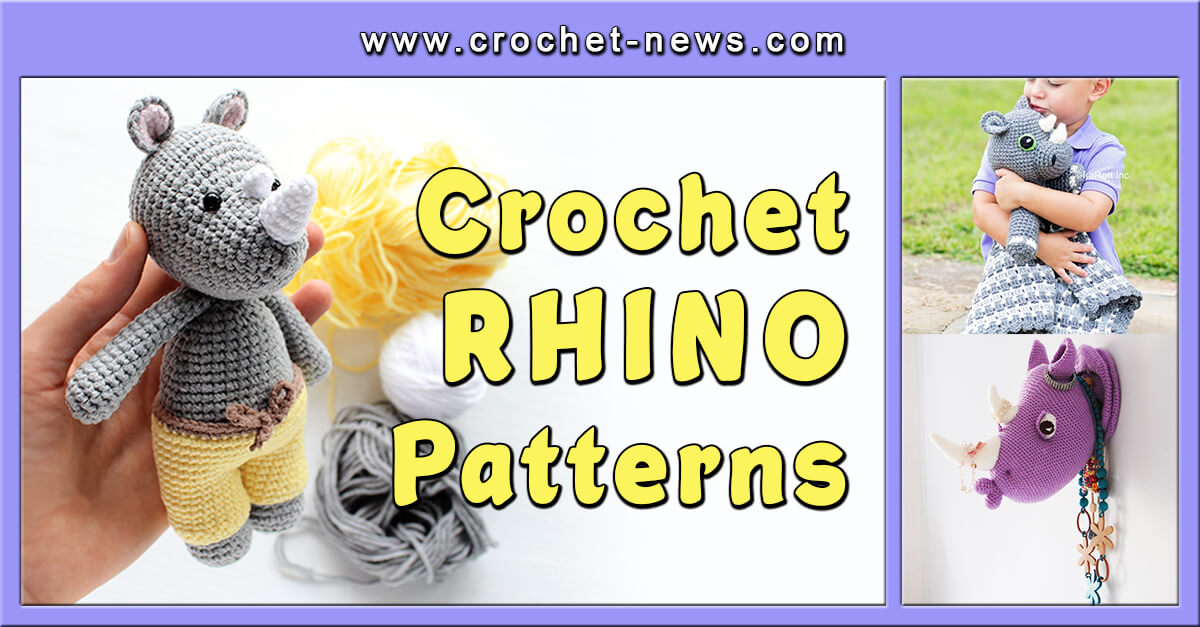10 Crochet Rhino Patterns