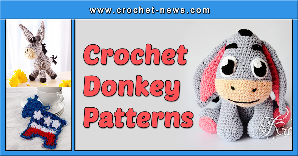 12 Crochet Donkey Patterns