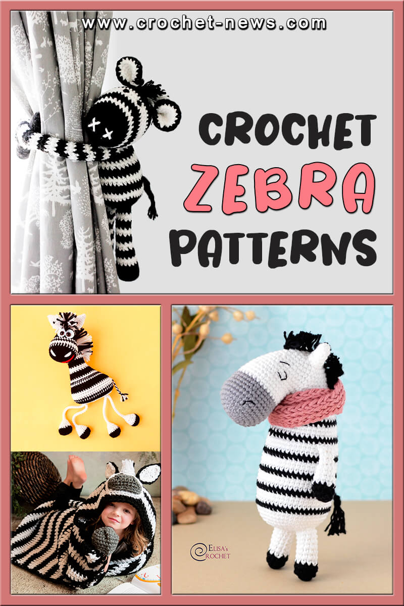 12 Crochet Zebra Patterns Crochet News