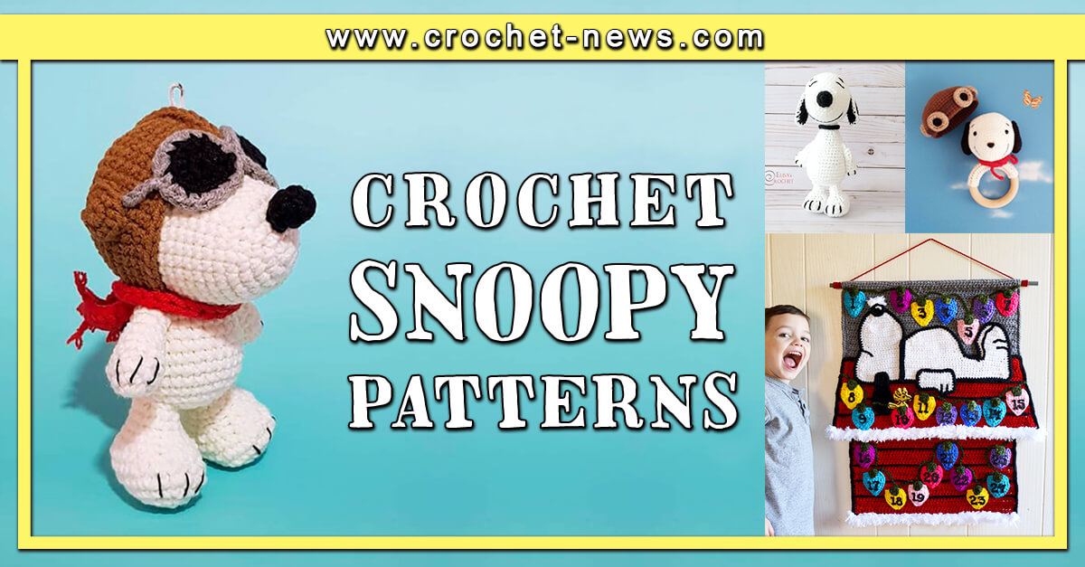 15 Crochet Snoopy Patterns