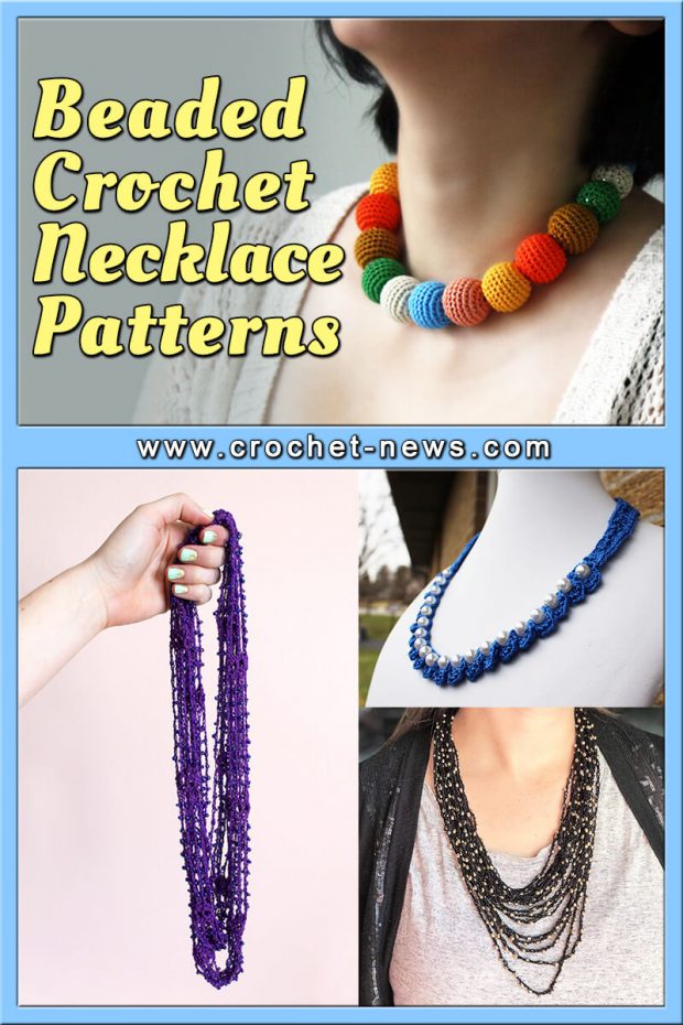 BEADED CROCHET NECKLACE PATTERNS