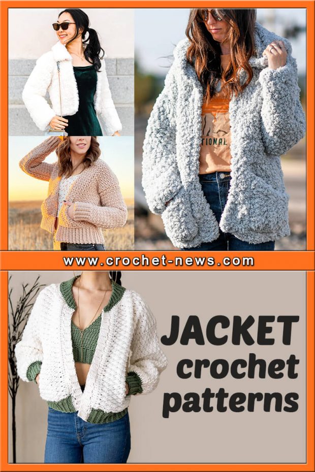 CROCHET PATTERN: Cute Varsity Crochet Granny Square Cardigan 