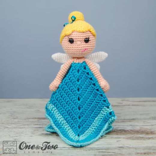 Ella The Lovey And Amigurumi Fairy Crochet Pattern by One And Two Company