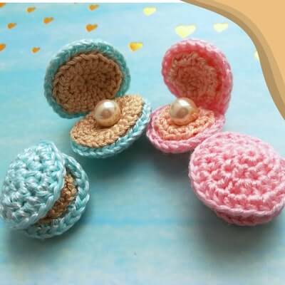 Amigurumi Seashell With Pearl Crochet Pattern by Crochet Toys For Kids