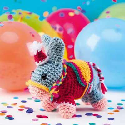 Christmas Crochet Donkey Pattern by Sarah-Jane Hicks