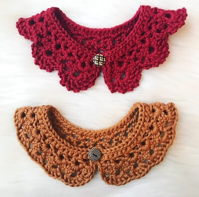 Crochet Collar Pattern by Woodland Stitch Craft