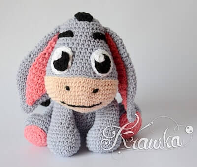 Crochet Donkey Pattern by Krawka