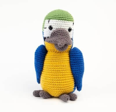 Crochet Amigurumi Parrot Pattern by Deramores