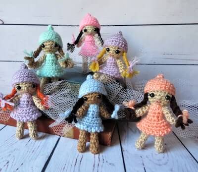 Tiny Crochet Fairy Pattern by On A Whim Crochet