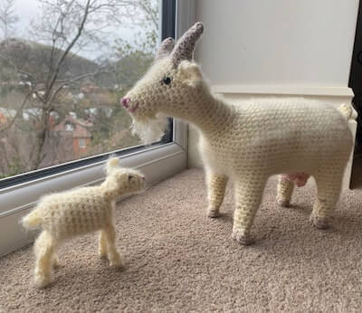 Goat With Kid Crochet Pattern by Lau Loves Crochet