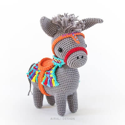Pedro, The Amigurumi Donkey Pattern by Airali Design