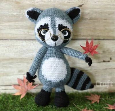 Free Crochet Raccoon Pattern by Craft Passion