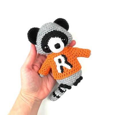Rocco, Raccoon Crochet Pattern by Irene Strange