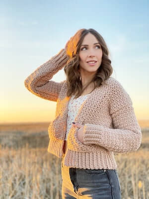 Sunset Bomber Crochet Pattern by Evelyn And Peter