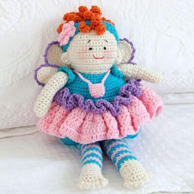 Tooth Fairy Doll Crochet Pattern by Red Heart