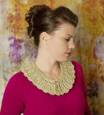 Vintage Crochet Collar Free Pattern by Cre8tion Crochet