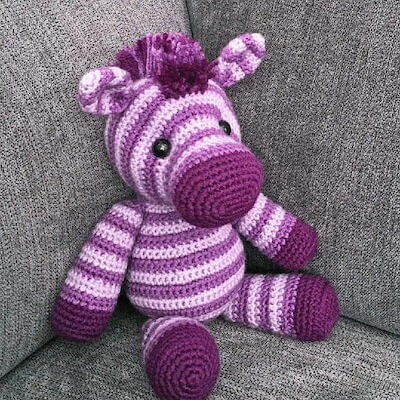 Zane, The Zebra Free Amigurumi Pattern by Jess Huff