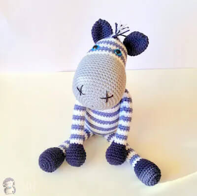 Zebra Amigurumi Doll Crochet Pattern by Hub Pages