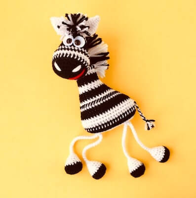 Zebra Crochet Pattern by Cozy Puppet