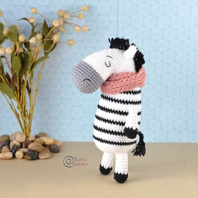 Zelda, The Zebra Crochet Pattern by Elisa's Crochet