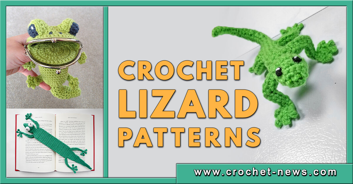 10 Crochet Lizard Patterns