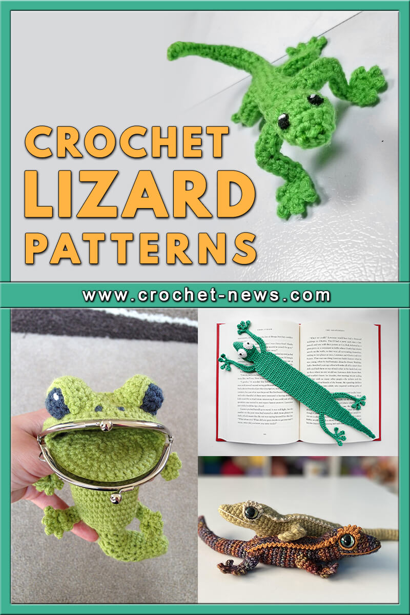 10 Crochet Lizard Patterns Crochet News