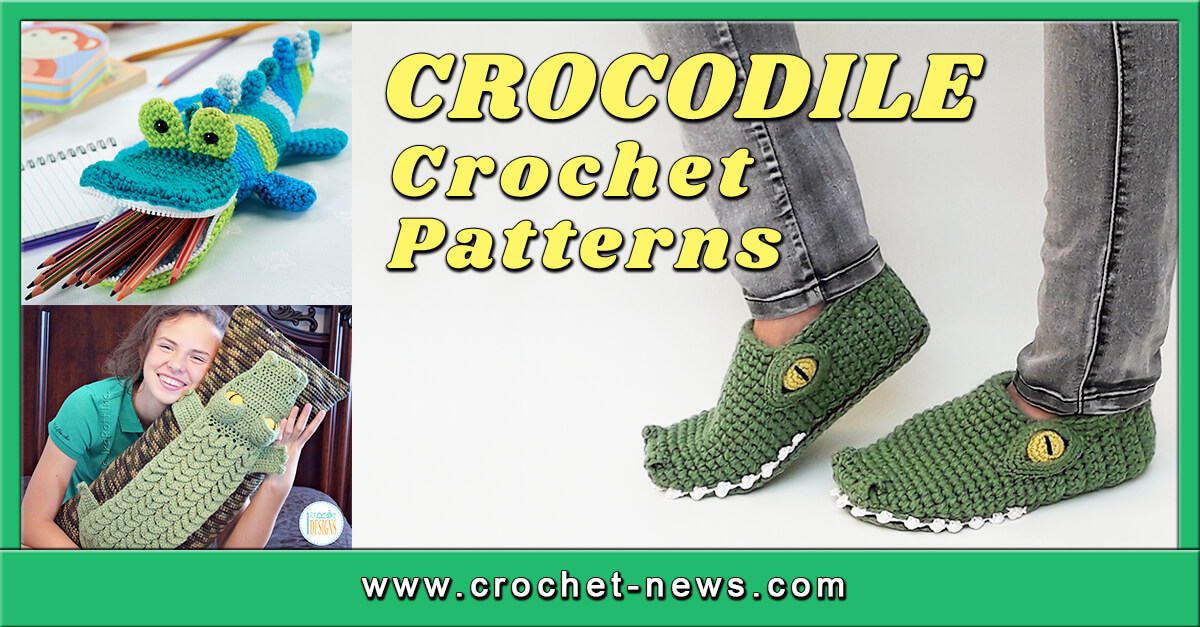 12 Crochet Crocodile Patterns
