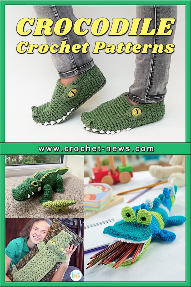 CROCHET CROCODILE PATTERNS