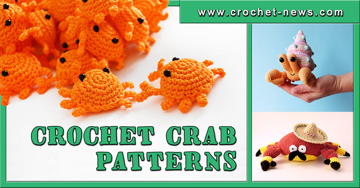 13 Crochet Crab Patterns