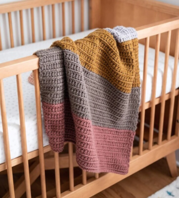 Nest Blanket Starter Crochet Kit from Lion Brand Yarn