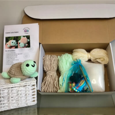 Turtle Beginner Crochet Starter Kit from ChloesCrochetCuddles