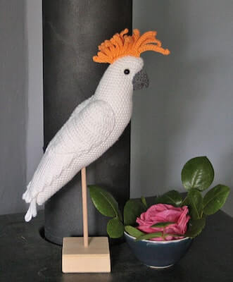 Amigurumi Cockatoo Crochet Pattern by CARO Created