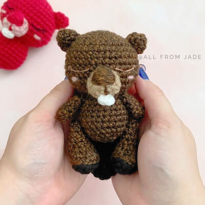 Carl, The Mini Beaver Crochet Pattern by All From Jade